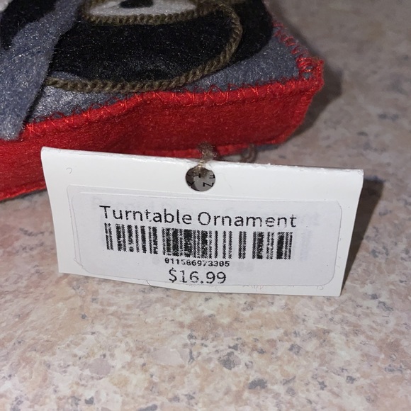 Felt Turntable ornament nwt - Picture 6 of 6
